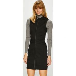 G-Star Raw - Sukienka. Czarne sukienki damskie marki G-Star RAW, na co dzień, s, bez wzorów, z elastanu, retro, z okrągłym kołnierzem, bez rękawów, mini, proste. Za 649,90 zł.