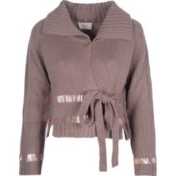 Toy-G Sweter. Swetry damskie Toy G, bez wzorów, z tkaniny, z długim rękawem, długie, bez kaptura. Za 199,00 zł.