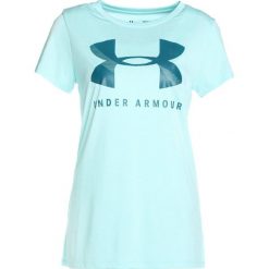 Under Armour TECH GRAPHIC TWIST Tshirt z nadrukiem tropical tide. Niebieskie t-shirty damskie Under Armour, xl, z nadrukiem, z poliesteru. Za 129,00 zł.
