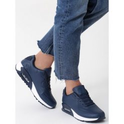Granatowe Buty Sportowe Cold Nights. Niebieskie buty sportowe damskie Born2be, bez wzorów, sportowe. Za 99,99 zł.