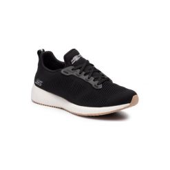Skechers BOBS SQUAD-PHOTO FRAME 31362BLK. Czarne buty sportowe damskie Skechers, bez wzorów, z tworzywa sztucznego, sportowe. Za 199,99 zł.