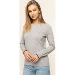 Sweter TOMMY HILFIGER New Ivy Boat WW0WW25656. Szare swetry damskie TOMMY HILFIGER, xs, bez wzorów, z bawełny, klasyczne, bez rękawów, bez kaptura. W wyprzedaży za 399,00 zł.