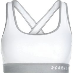Biustonosze sportowe: Under Armour MID CROSSBACK Biustonosz sportowy white