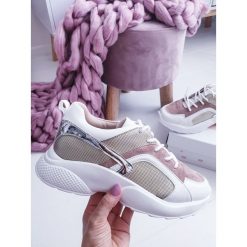 Sportowe Damskie Buty Różowe Mindley. Różowe buty sportowe damskie Tagless, bez wzorów, z tkaniny, eleganckie. Za 119,00 zł.