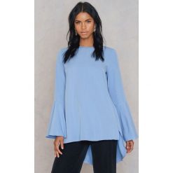 Tuniki damskie: Trendyol Tunika z rozkloszowanymi rękawami – Blue