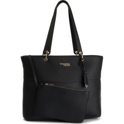 Torebka TRUSSARDI JEANS - Charlotte Shopper 75B00829 K299. Czarne torby damskie na zakupy Trussardi Jeans, bez wzorów, z jeansu, klasyczne, bez dodatków. Za 599,00 zł.