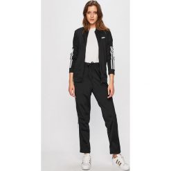 Adidas - Komplet. Czarne bluzy damskie Adidas, s, z nadrukiem, z poliesteru, bez rękawów, bez kaptura. Za 269,90 zł.