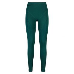 Spodnie sportowe damskie: Odlo Spodnie damskie Pants Evolution Warm zielone r. S (183151)