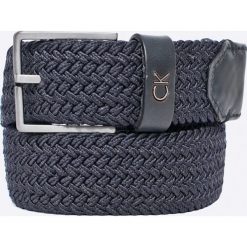 Calvin Klein Jeans - Pasek. Szare paski męskie Calvin Klein Jeans, w paski, z bawełny. W wyprzedaży za 129,90 zł.
