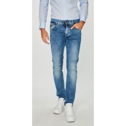 Tommy Hilfiger - Jeansy Bleecker. Niebieskie jeansy męskie marki TOMMY HILFIGER, z elastanu. W wyprzedaży za 359,90 zł.