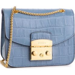 Torebka FURLA - Metropolis Belvedere 1008865 B BVO7 KO0 Color Piombo f. Niebieskie torebki klasyczne damskie Furla, bez wzorów, ze skóry, wizytowe, na ramię, bez dodatków. Za 1355,00 zł.