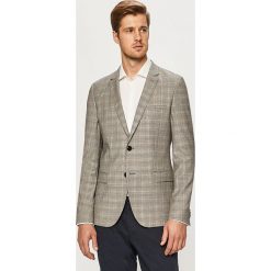Hugo - Marynarka Extra Slim. Szare garnitury męskie HUGO, bez wzorów, z elastanu. Za 1389,00 zł.