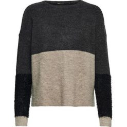 ONLY Damski sweter Santana L / S Bloc to Pullover Knt Dark Grey Melange (rozmiar XS). Szare swetry damskie ONLY, s, bez wzorów, z materiału, bez rękawów, bez kaptura. W wyprzedaży za 80,00 zł.