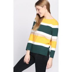 Ciemnozielony Sweter Autumnal Glow. Zielone swetry klasyczne damskie Born2be, l. Za 74,99 zł.