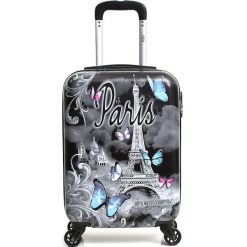 Walizki: Walizka „Papillon” w kolorze czarnym – 35 kg x 53 kg x 20 cm