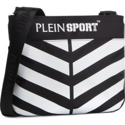 Saszetka PLEIN SPORT - Cross Body Geometric S19A MBA0639 STE003N Black/White 0201. Czarne torby męskie skórzane Plein Sport, bez wzorów, z materiału, młodzieżowe. W wyprzedaży za 779,00 zł.