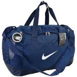 Torby podróżne: Nike Torba sportowa BA5193 410 Club Team Swoosh Duffel M granatowa