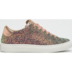 Skechers - Buty. Szare buty sportowe damskie Skechers, z materiału. W wyprzedaży za 259,90 zł.
