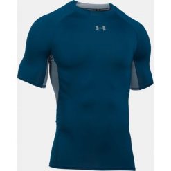 Under Armour Koszulka termoaktywna HeatGear® Compression Shortsleeve M granatowo-szara r. M (1257468-997). Niebieskie koszulki sportowe męskie Under Armour, m. Za 96,93 zł.