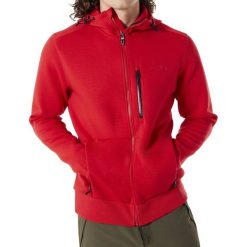 OAKLEY Bluza z kapturem FZ Scuba Fleece Red Line. Czerwone bluzy męskie Oakley, m, bez wzorów, z softshellu, z kapturem, bez rękawów, z kapturem. Za 285,00 zł.