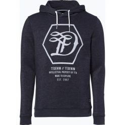 Bluzy męskie: Tom Tailor Denim – Męska bluza nierozpinana, niebieski