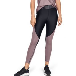 Under Armour HeatGear® Legginsy Czarny Różowy. Różowe spodnie damskie Under Armour, xs, z elastanu. Za 257,95 zł.