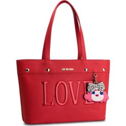 Torebka LOVE MOSCHINO - JC4253PP07KH0500 Rosso. Czerwone torebki klasyczne damskie Love Moschino, bez wzorów, ze skóry ekologicznej, klasyczne, bez dodatków. W wyprzedaży za 519,00 zł.
