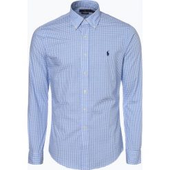 Polo Ralph Lauren - Koszula męska – Slim Fit, niebieski. Niebieskie koszule męskie Polo Ralph Lauren, m, w kratkę, z bawełny, klasyczne, polo, bez rękawów. Za 399,95 zł.