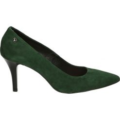 Czółenka - 2647 VE10 J18. Szare buty ślubne damskie Venezia, ze skóry. Za 299,00 zł.