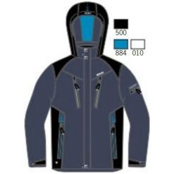 Brugi Kurtka męska 4ANM-RKA Grig Nero Turchese r. XXL. Szare kurtki męskie marki Brugi, m. Za 260,07 zł.