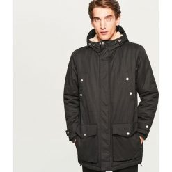 Kurtka parka - Czarny. Czarne kurtki męskie marki Reserved, l. Za 279,99 zł.