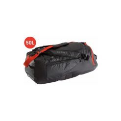 TORBA SPORTOWA AWAY 50 litrów. Czarne torby sportowe męskie marki KIPSTA, z poliesteru, sportowe, małe. Za 99,99 zł.
