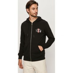Diesel - Bluza. Czarne bluzy męskie Diesel, s, bez wzorów, z bawełny, z kapturem, bez rękawów, z kapturem. Za 399,90 zł.