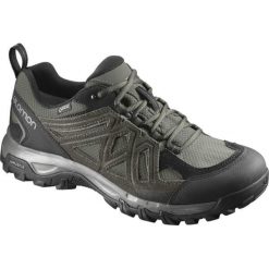 Salomon Buty Trekkingowe Evasion 2 Gtx Beetle/Rosin/Castor Gray 43.3. Szare buty sportowe męskie marki Salomon, ze skóry, wspinaczkowe, gore-tex. W wyprzedaży za 399,00 zł.