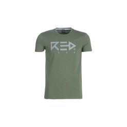 T-shirty z krótkim rękawem Redskins ARROW. Zielone t-shirty męskie marki Redskins, s, bez wzorów, bez kołnierzyka, krótkie. Za 109,00 zł.