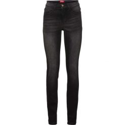 Dżinsy wyszczuplające sylwetkę bonprix czarny. Czarne jeansy damskie bonprix. Za 149,99 zł.