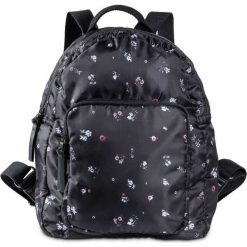 Plecak bonprix ciemnoszaro-stary jasnoróżowy. Szare plecaki damskie marki bonprix, w kwiaty, retro. Za 99,99 zł.