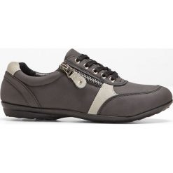 Wygodne buty sznurowane z pianką YouFoam bonprix czarno-szary. Czarne buty sportowe damskie bonprix, sportowe. Za 37,99 zł.