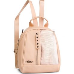 Plecak NOBO - NBAG-G1240-C015 Beżowy. Brązowe plecaki damskie Nobo, bez wzorów, ze skóry ekologicznej, eleganckie. W wyprzedaży za 139,00 zł.