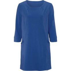 Cellbes Tunika denim blue female niebieski 34/36. Niebieskie tuniki damskie Cellbes, bez wzorów, z denimu, bez kołnierzyka, bez rękawów. W wyprzedaży za 69,00 zł.