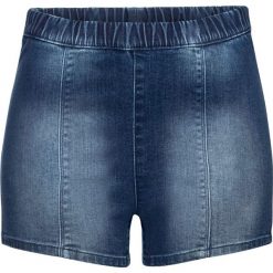 Krótkie spodenki dżinsowe hot pants bonprix niebieski "stone”. Niebieskie jeansy damskie bonprix. Za 54,99 zł.