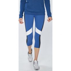 Reebok - Legginsy. Niebieskie legginsy damskie marki Reebok, s, z elastanu. W wyprzedaży za 199,90 zł.