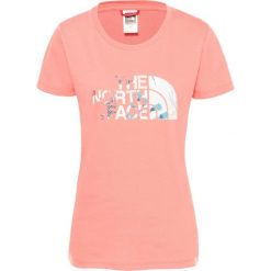 T-shirt damski The North Face Easy T0C256HEY - różowy. Różowe t-shirty damskie The North Face, xl, bez wzorów, bez kołnierzyka. Za 73,99 zł.