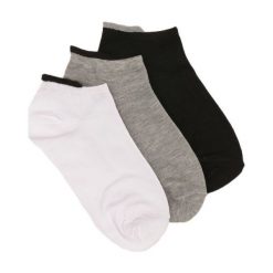 12-Pack Czarno-Szare Skarpetki Blowout. Szare skarpetki damskie Born2be, bez wzorów. Za 39,99 zł.