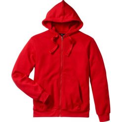 Bluzy męskie: Bluza rozpinana z kapturem Regular Fit bonprix truskawkowy