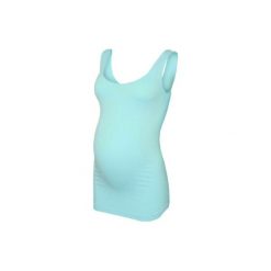 Mama licious Podkoszulek MLHEAL Marine Green - niebieski - Gr.Odzież ciążowa. Niebieskia podkoszulki damskie marki Mama Licious, uniwersalny, z elastanu, z krótkim rękawem. Za 49,00 zł.