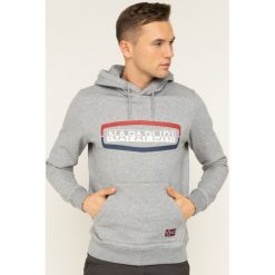Bluza Napapijri Bogy N0YKAF. Szare bluzy męskie Napapijri, xxl, bez wzorów, z bawełny, bez kołnierzyka, bez rękawów, bez kaptura. W wyprzedaży za 209,00 zł.