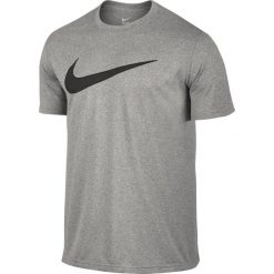 Nike Koszulka męska Legend Mesh Swoosh Tee szara r. M (821833 063). Szare koszulki sportowe męskie Nike, m, z meshu. Za 96,67 zł.