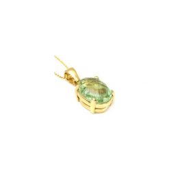 Colare Ametyst Zielony Szlif Owalny złoto. Zielone naszyjniki damskie Brazi druse jewelry, z ametystem, srebrne. Za 505,00 zł.