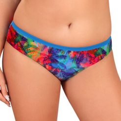 Figi od kostiumu kąpielowego Jelly. Niebieskie stroje kąpielowe damskie marki Lupoline, bez wzorów, klasyczne. Za 49,76 zł.